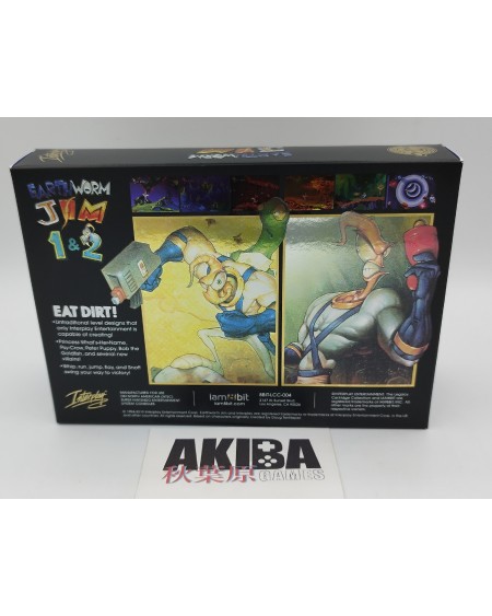 SN- EarthWorm Jim 1&2 Legacy Collect PAL USA