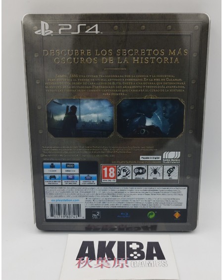 PS4 - The order 1886 Limited Ed. PAL ES