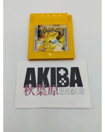 GB - Pokemon Amarillo PAL ES
