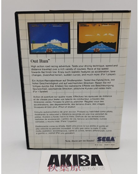 Out Run para Master System Completo