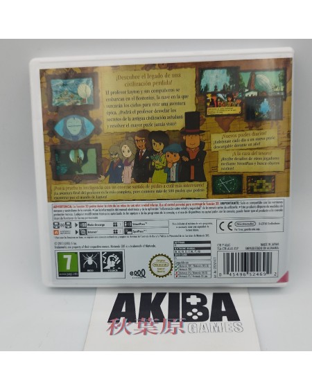 3DS - El Profesor Layton Y el Legado de los ashala