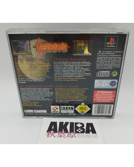 PS1 - Castlevania Symphony of the night PAL ES