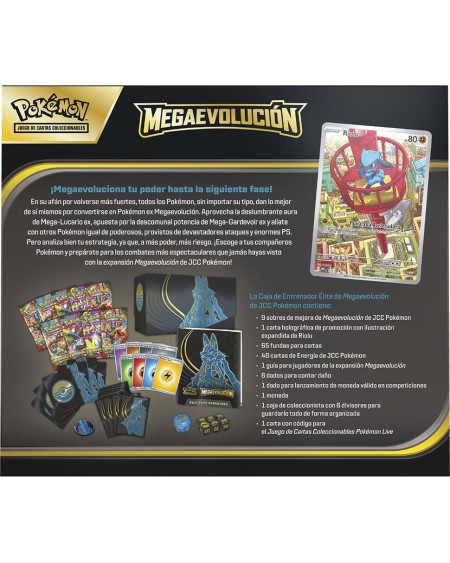 Estuche Entrenador Elite Mega Evolucion Pokemon