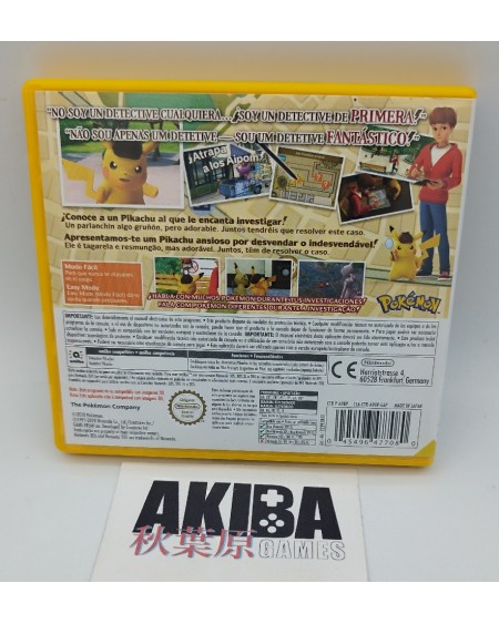 3DS - Detective Pikachu PAL ES
