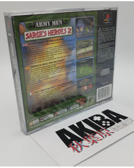 PS1 - Army Men Sarge´s Heroes 2 PAL