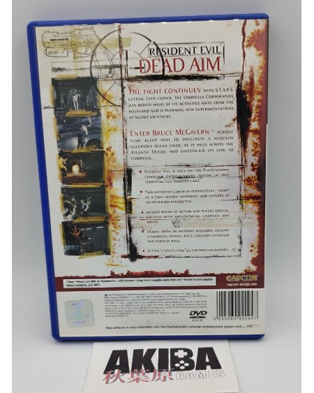 PS2 - Resident Evil Dead Aim PAL UK