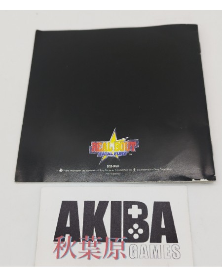 PS1 - Real Bout Fatal Fury PAL UK