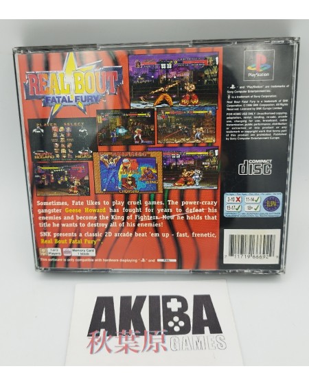 PS1 - Real Bout Fatal Fury PAL UK