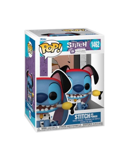 Funko POP! Disney Lilo & Stitch Figura Stitch Costume - 101 Dalmatians Pongo 9 cm
