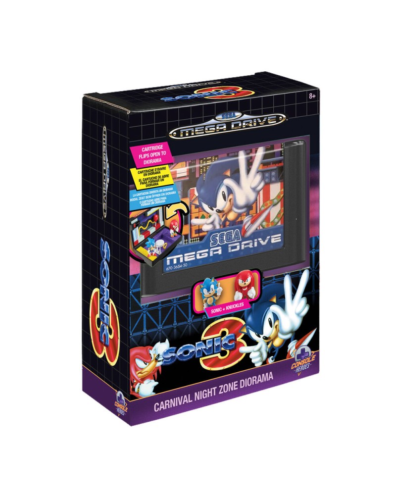 Diorama Mega Drive Sonic The Hedgehog 3 Console Heroes