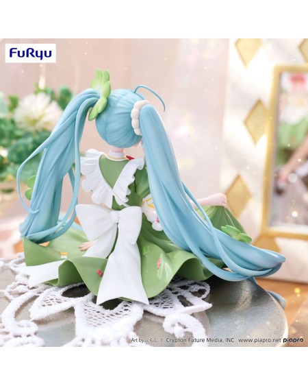 Hatsune Miku Estatua PVC Noodle Stopper Flower Fairy Clover 15 cm