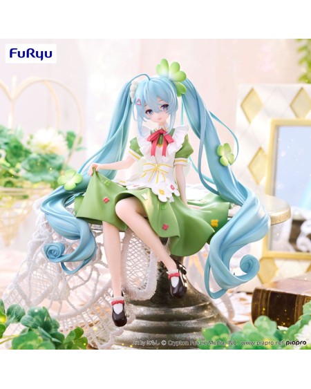 Hatsune Miku Estatua PVC Noodle Stopper Flower Fairy Clover 15 cm