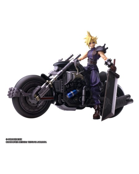 Figura cloud y moto Final fantasy