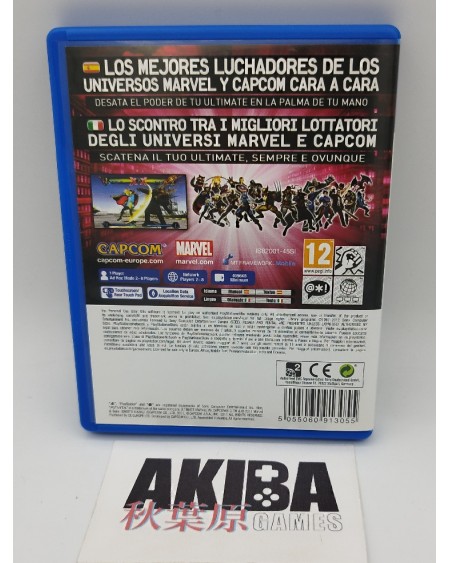 PSV - Ultimate Marvel vs Capcom 3 PAL ES