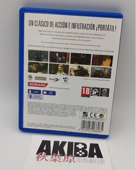 PSV - Metal Gear Solid HD Collection PAL ES