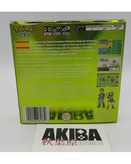 GBA - Pokémon Edición Verde Hoja PAL ES