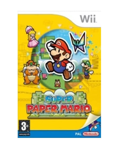 Wii - Super Paper Mario PAL ES
