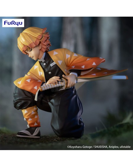 Kimetsu no Yaiba Estatua PVC Noodle Stopper Zenitsu Agatsuma 10 cm