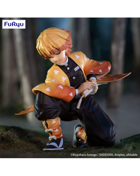 Kimetsu no Yaiba Estatua PVC Noodle Stopper Zenitsu Agatsuma 10 cm