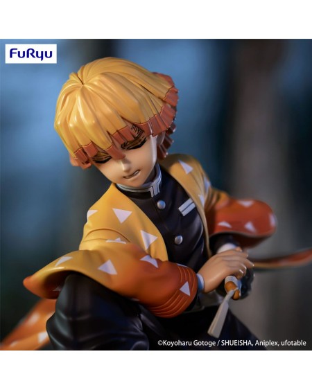 Kimetsu no Yaiba Estatua PVC Noodle Stopper Zenitsu Agatsuma 10 cm