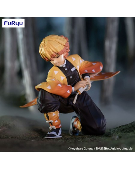 Kimetsu no Yaiba Estatua PVC Noodle Stopper Zenitsu Agatsuma 10 cm
