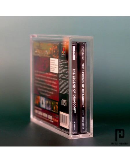 Caja de Metacrilato para Conservación PS1 (Caja Doble) | Akiba Games
