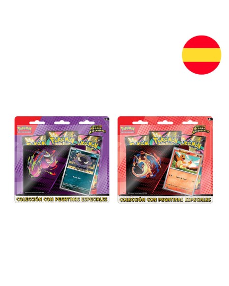 Blister 3 Sobres + Sticker Pokémon Héroes Ascendentes Español
