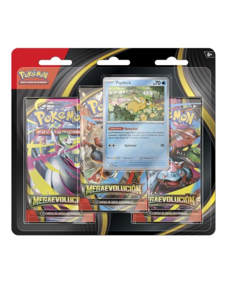 Blister 3 sobres refuerzo Mega Evolución Pokémon