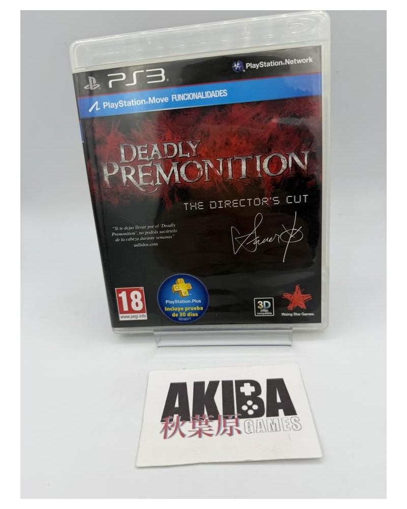PS3 - Deadly Premonition The Director's Cut PAL ES