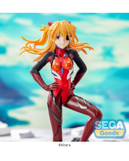 Evangelion: 3.0+1.0 Thrice Upon a Time Estatua Luminasta PVC Asuka Shikinami Langley Vignetteum 30th Anniversary Ver. 23 cm