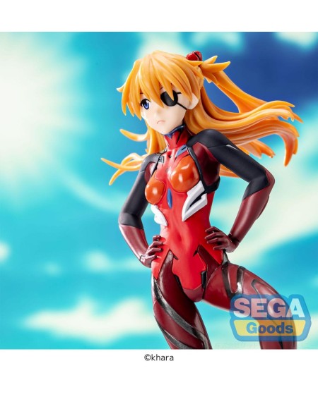 Evangelion: 3.0+1.0 Thrice Upon a Time Estatua Luminasta PVC Asuka Shikinami Langley Vignetteum 30th Anniversary Ver. 23 cm
