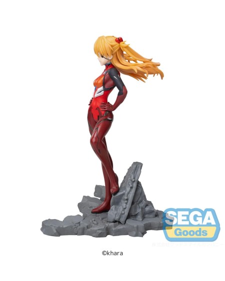 Evangelion: 3.0+1.0 Thrice Upon a Time Estatua Luminasta PVC Asuka Shikinami Langley Vignetteum 30th Anniversary Ver. 23 cm