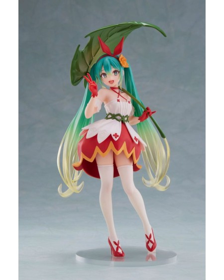 Hatsune Miku Estatua PVC Hatsune Miku Wonderland Figure Thumbelina 18 cm