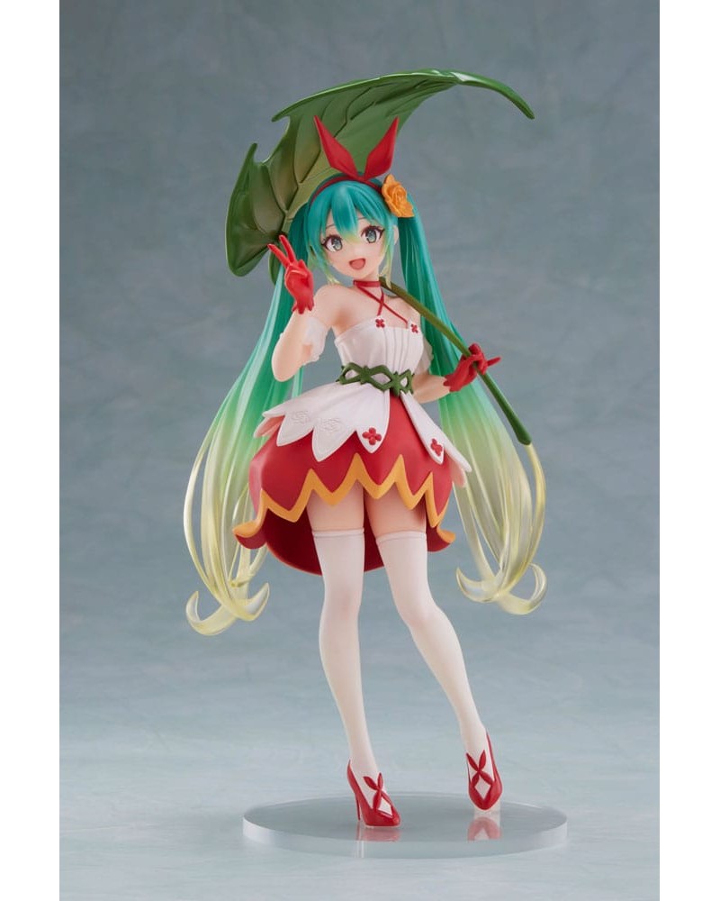Hatsune Miku Estatua PVC Hatsune Miku Wonderland Figure Thumbelina 18 cm