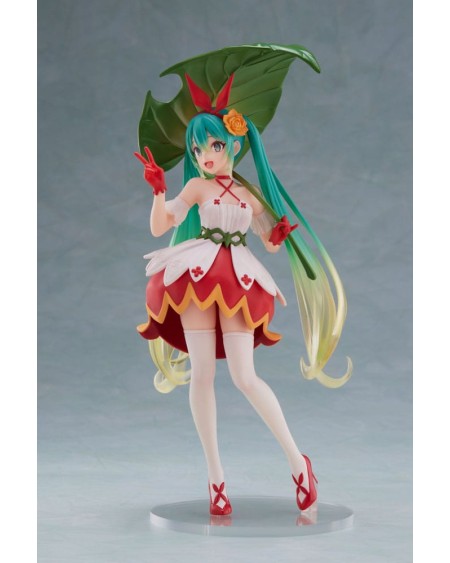 Hatsune Miku Estatua PVC Hatsune Miku Wonderland Figure Thumbelina 18 cm