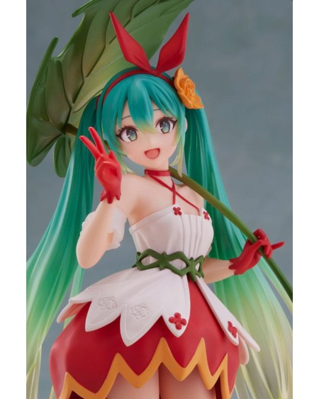 Hatsune Miku Estatua PVC Hatsune Miku Wonderland Figure Thumbelina 18 cm