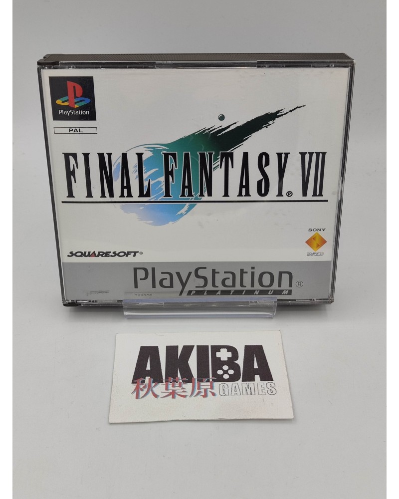 PS1 - Final fantasy VII + Demo Platinum PAL ES
