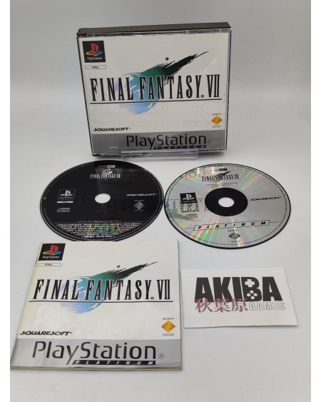 PS1 - Final fantasy VII + Demo Platinum PAL ES