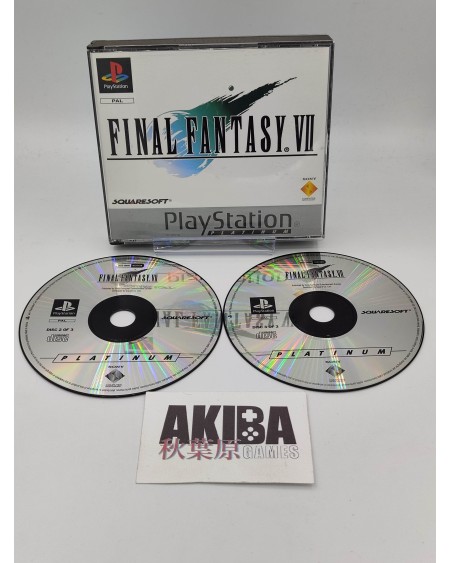 PS1 - Final fantasy VII + Demo Platinum PAL ES