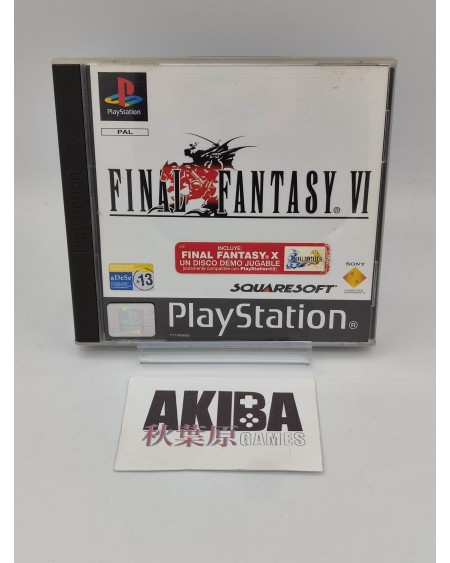 PS1 - Final Fantasy VI + Demo PAL ES
