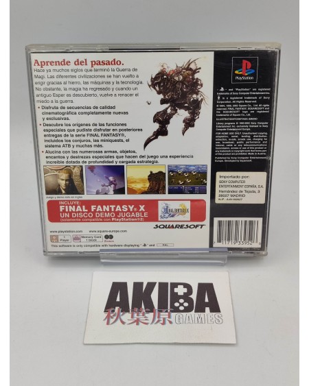 PS1 - Final Fantasy VI + Demo PAL ES
