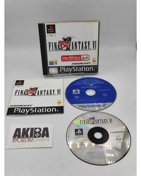 PS1 - Final Fantasy VI + Demo PAL ES