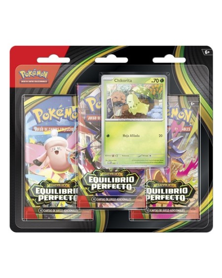 Pack 3 sobres Pokémon Equilibrio Perfecto
