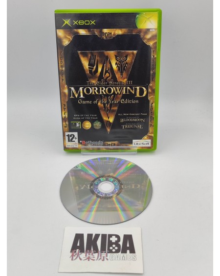 XB- The Elder Scrolls III Game of the year Ed. PAL