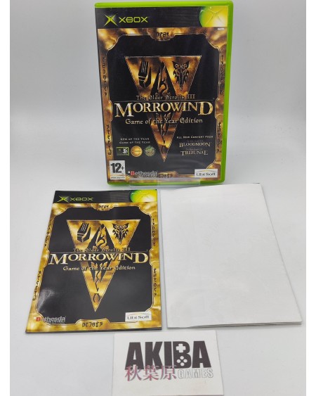 XB- The Elder Scrolls III Game of the year Ed. PAL