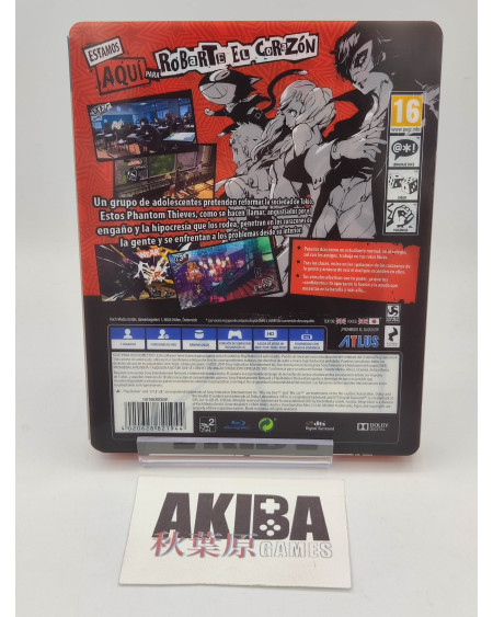 PS4- Persona 5 Caja Metálica